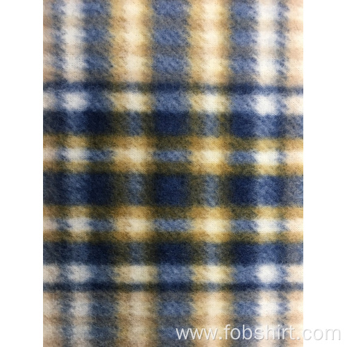 Polar Fleece Plaid Printing Polar Fleece Printing Fabric Supplier